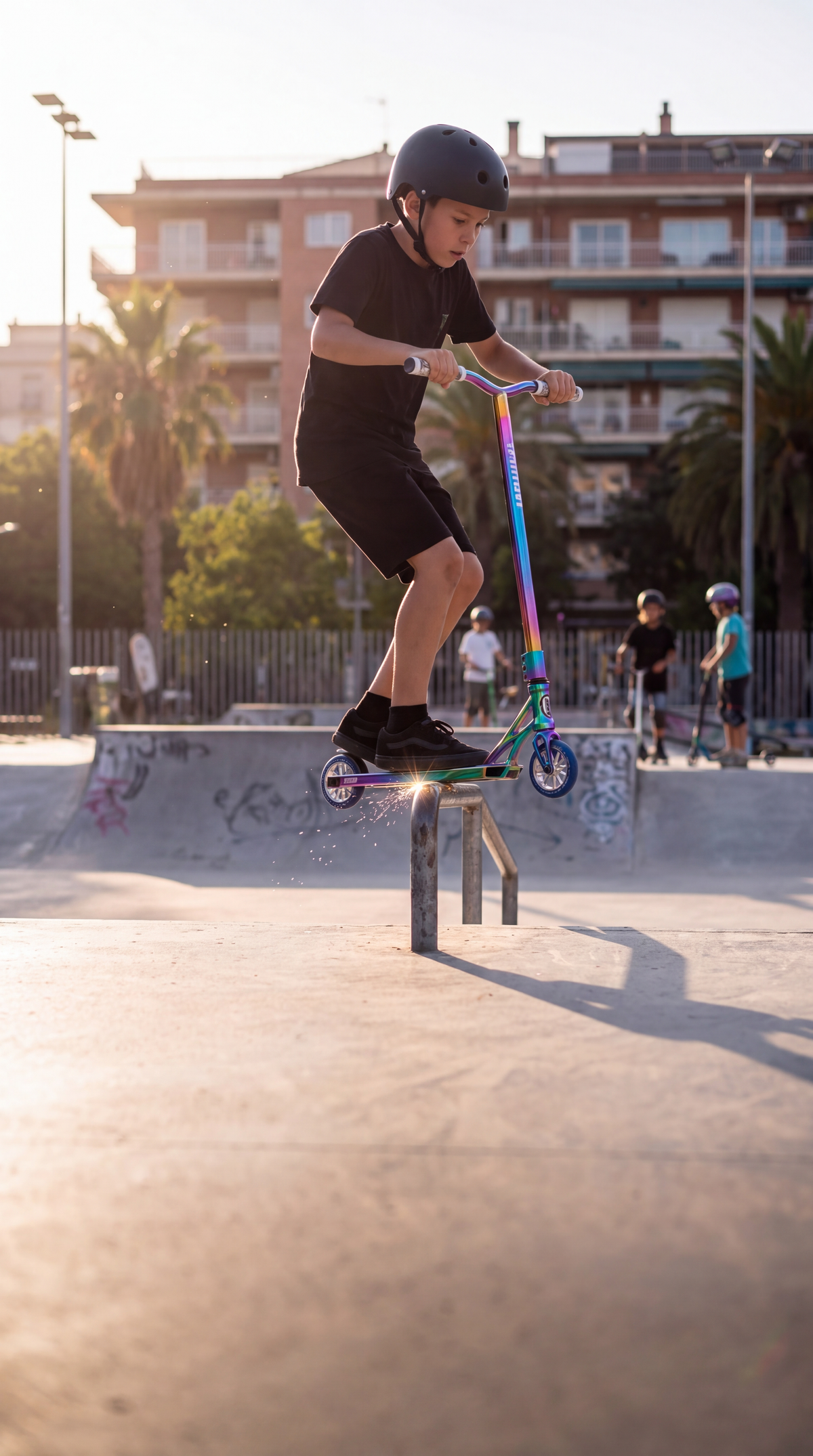 NITROS RUSH - טריק Feeble Grind על מעקה